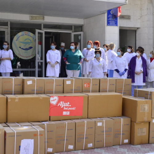 Donații de echipamente de protecție pentru angajații spitalelor municipale antrenate în lupta cu COVID-19 Donații de echipamente de protecție pentru angajații spitalelor municipale antrenate în lupta cu COVID-19